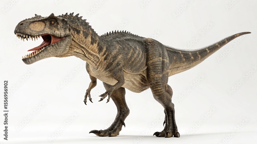 Naklejka premium Gorgosaurus on studio background