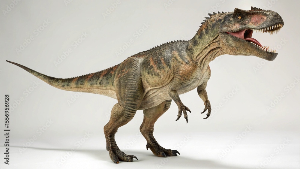 Fototapeta premium Gorgosaurus on studio background
