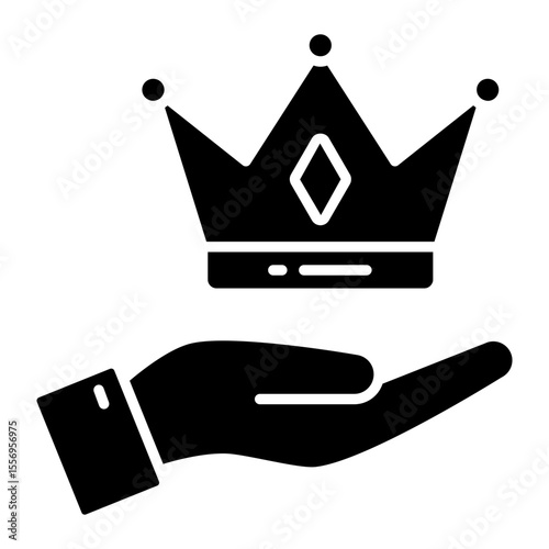 Editable design icon of premium service