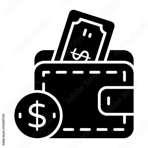 Perfect design icon of wallet