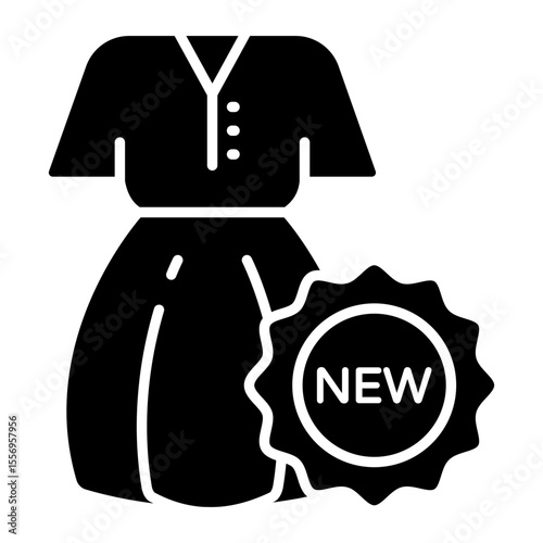 New arrival icon, editable vector