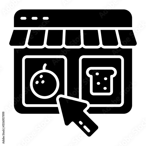 Unique design icon of select product