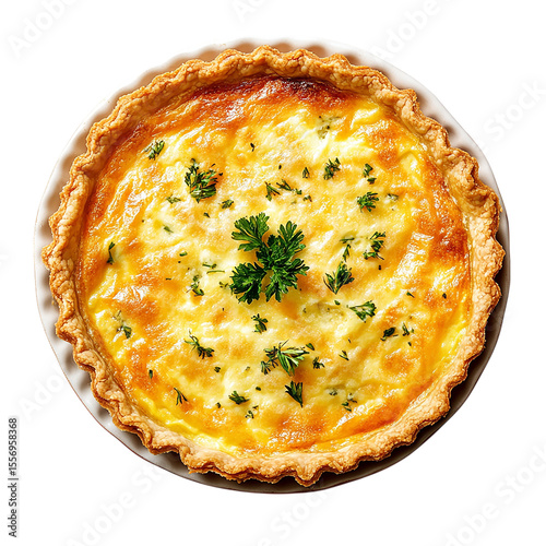 Quiche Lorraine with Bacon and Cheese