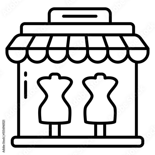 A creative design vector of boutique