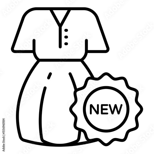 New arrival icon, editable vector