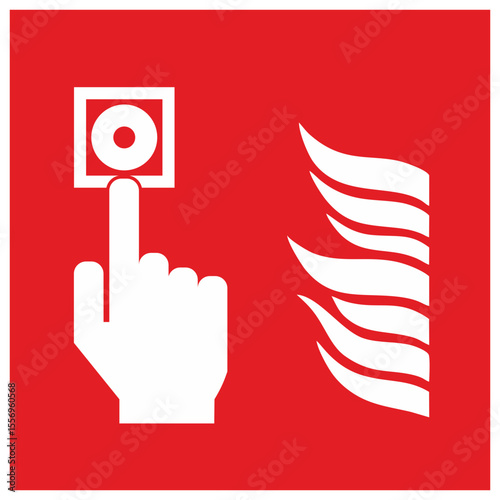ISO 7010 F005 Fire alarm call point