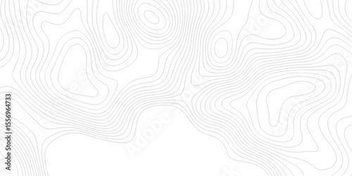 Abstract topography pattern seamless lines sea map modern design white background. Abstract digital topographic contour map concept space geometric strip grid line. Natural discovery of maps.	
