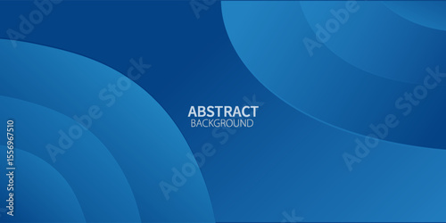Abstract blue color background. Dynamic shapes composition. Vector illustration