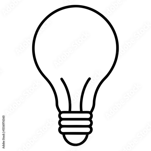 light bulb isolated on white