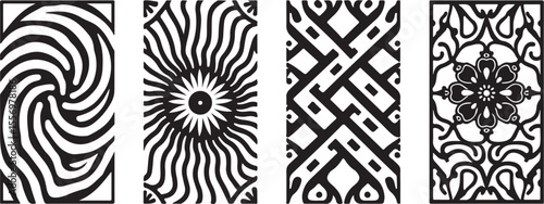 Modern Geometric Wall Panel Bundle