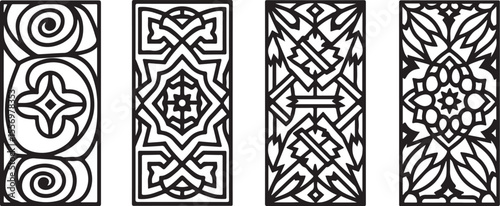 Modern Geometric Wall Panel Bundle