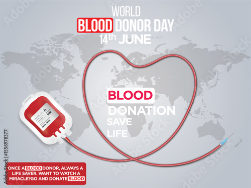 World Blood Donor Day – 14th June
Give blood, give life humanitarian aid, medical treatment, national, blood bag, isolated, volunteer, international, cells, healthy, world blood donor day, template,