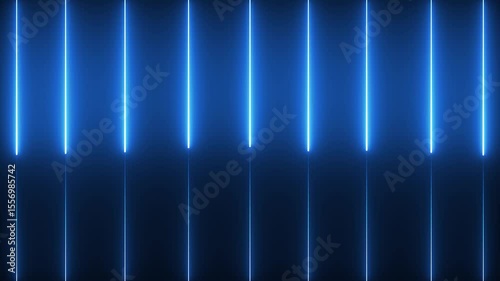 Abstract Glowing Neon Lines Animation Background, Futuristic Light Motion, Red Line Effect, Digital Tech Visual, Blinking Neon Graphic