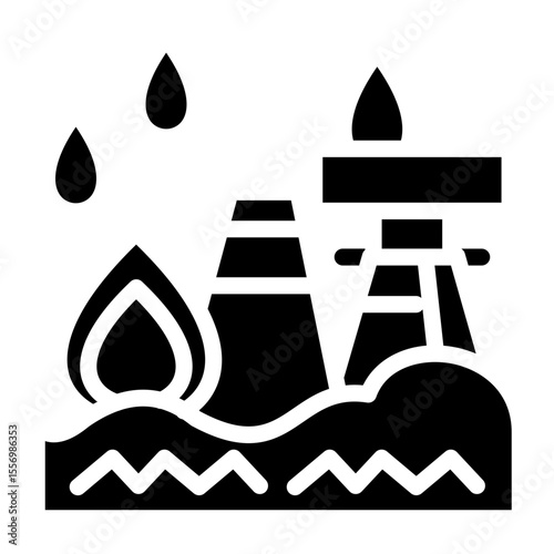 Natural Resources vector style icon