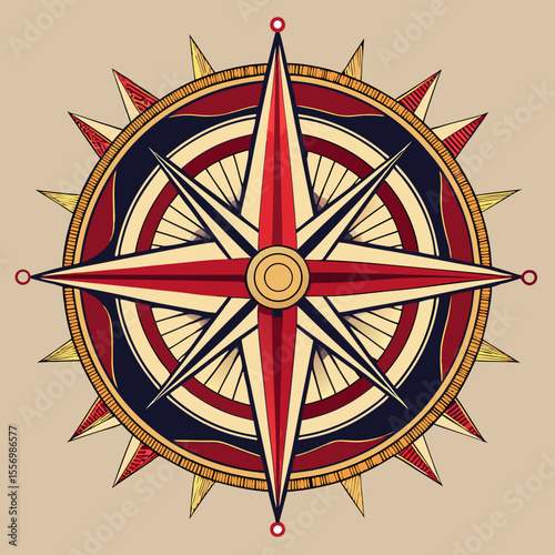 compass rose emblem