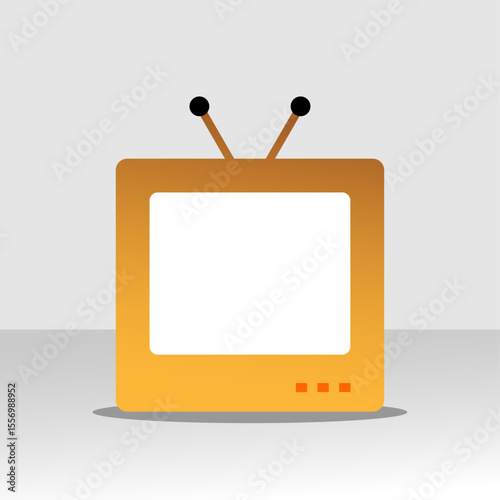 Electronic vector, clip art, and symbol. Flat design of electronic concept and simple design