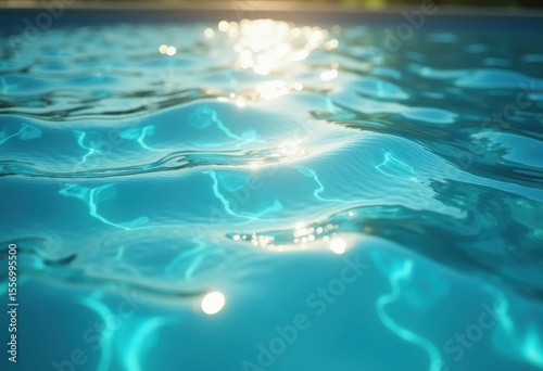 vibrant aqua ripple texture sunshine shimmer reflecting water surface, light, reflection, clear, clean, blue, wave, liquid, sparkle, tranquil, calm