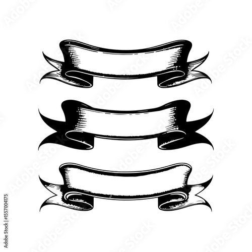 Silhouette design elements for design universal template, simple template design isolated on white background.