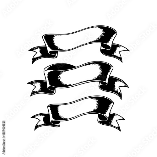 Silhouette design elements for design universal template, simple template design isolated on white background.