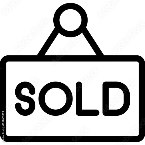 Sold Sign Icon