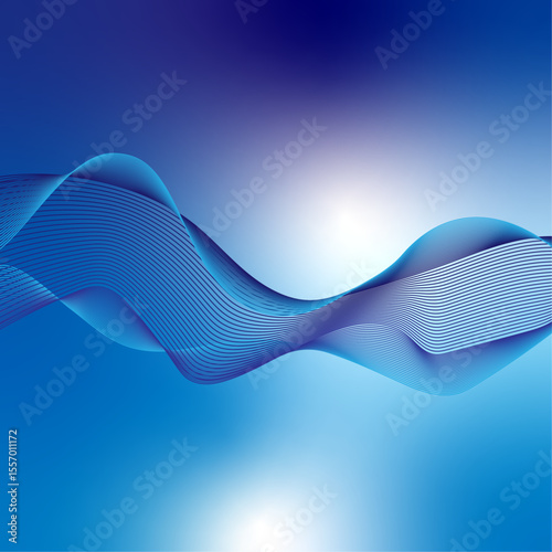 Harmonic Azure Waves: A Gradient Flow of Abstract Serenity
