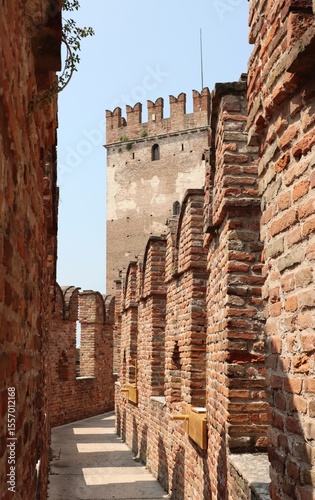 Museo di Castelvecchio, verona, architecture, italy, ancient, tower, castle, medieval, historic, landmark, history, wall, stone, monument