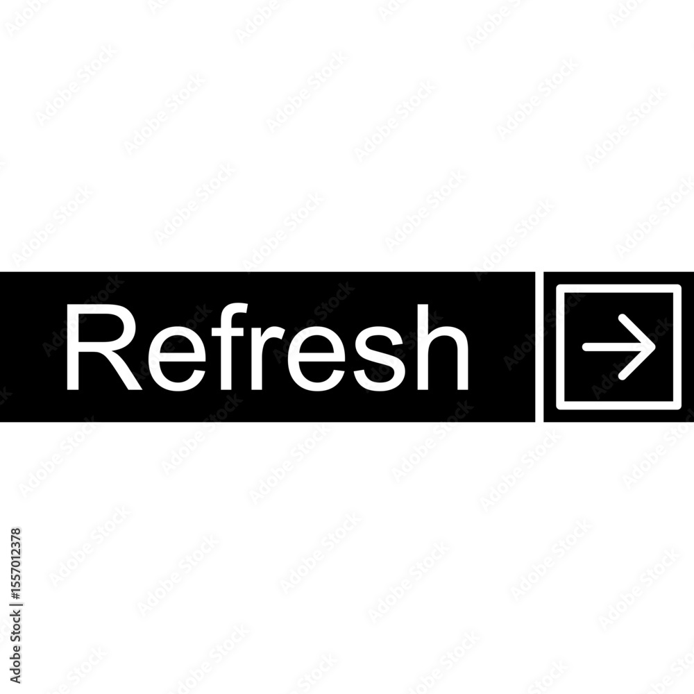 Fototapeta premium Refresh Vector Icon