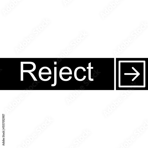 Reject Vector Icon