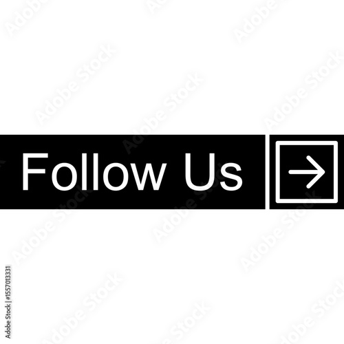 Follow Us Vector Icon