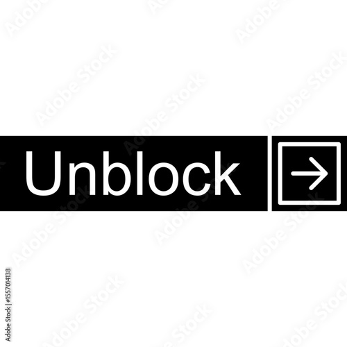 Unblock Vector Icon