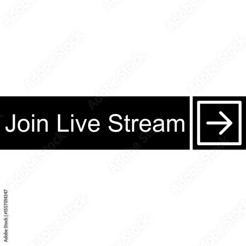 Join Live Stream Vector Icon