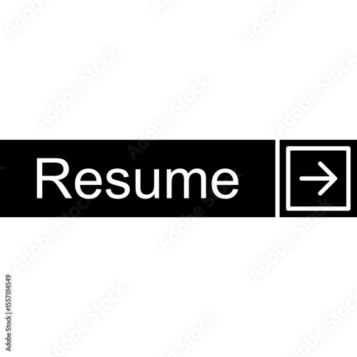 Resume Vector Icon