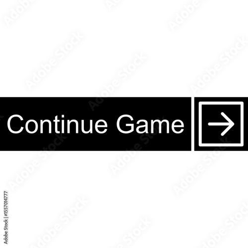 Continue Game Vector Icon