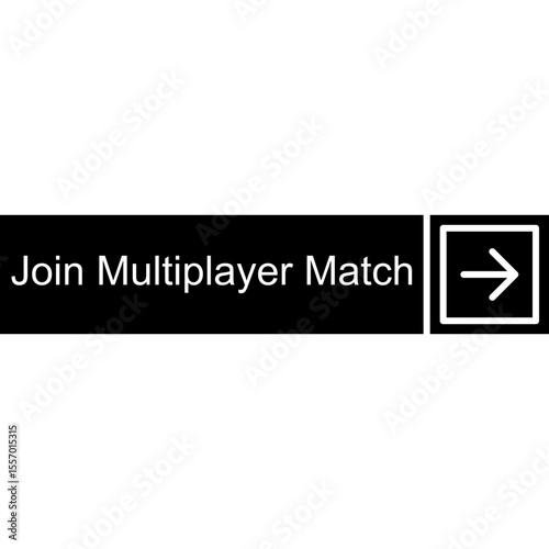 Join Multiplayer Match Vector Icon