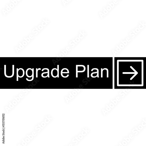 Upgrade Plan Vector Icon
