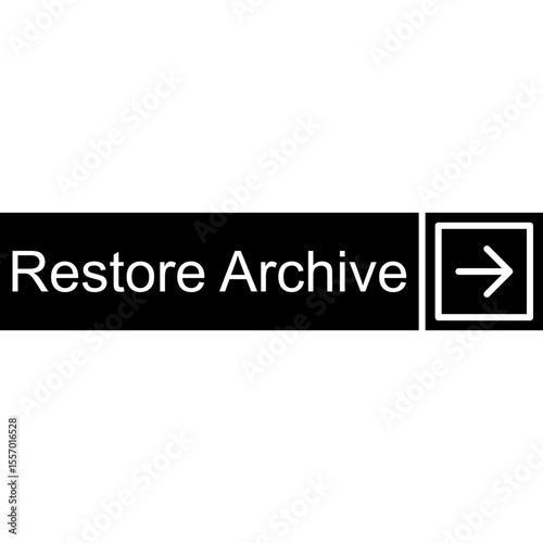 Restore Archive Vector Icon