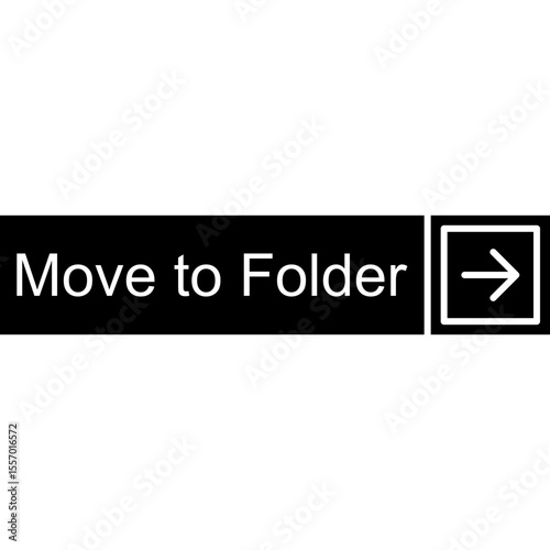 Move to Folder Vector Icon