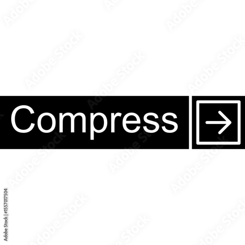 Compress Vector Icon