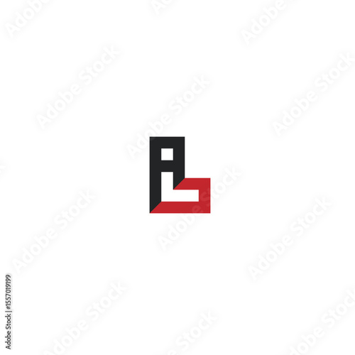 Free Download Letters AL Monogram Logo, Modern Minimalist Branding Design with white background.  - GFXLoad