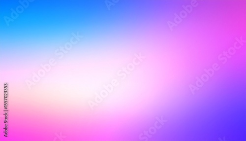 _Purple Blue Gradient Vibrant Dreamy Vector Background. Sunrise, Sunset, Sky, Water.