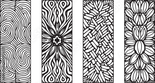 Modern Abstract Wall Panel Bundle
