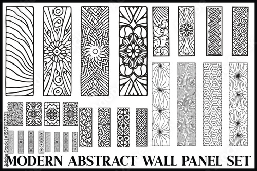 Modern Abstract Wall Panel Bundle
