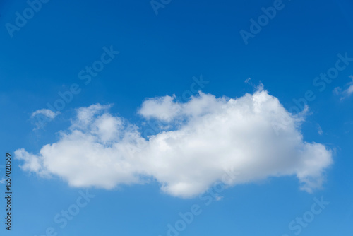 Blue sky with few clouds