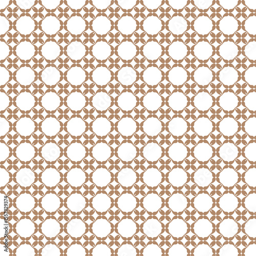 Retro Geometric Circle Pattern in Brown – Seamless Minimalist Background Design


