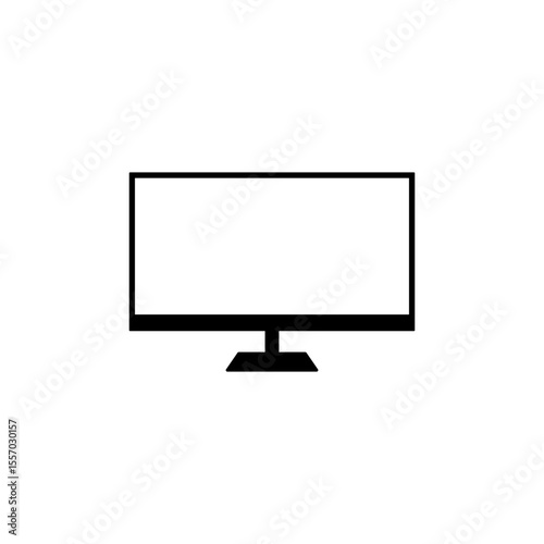 Modern Computer Monitor Digital Display Technology Icon