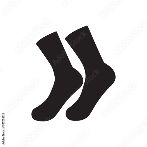 Socks icon isolated. simple vector icon