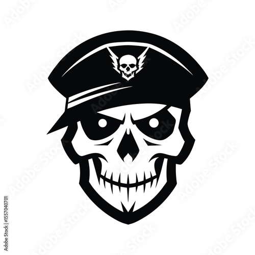 jolly roger pirate skull icon isolated on white background