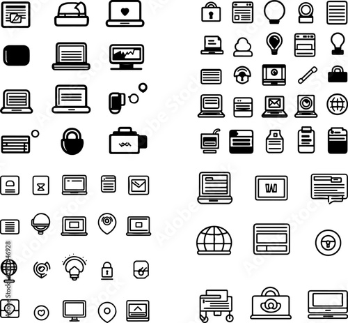 website icon web page icon internet icon browser icon online platform web link icon homepage icon landing page icon www icon domain icon URL icon online presence website design web de