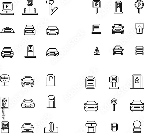 parking icon parking sign parking lot icon car park icon parking space icon garage icon parking meter icon parking spot icon vehicle parking icon public parking icon street parking ic