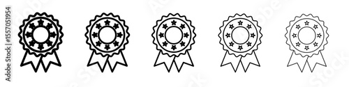 best seller icon vector outline symbol or illustration